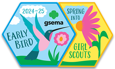 Girl Scout Early Bird Add-on Patch