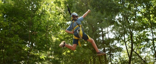 Girl on a zipline girl on a zipline