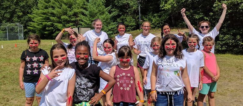 Runels Day Camp having fun at Camp Runels