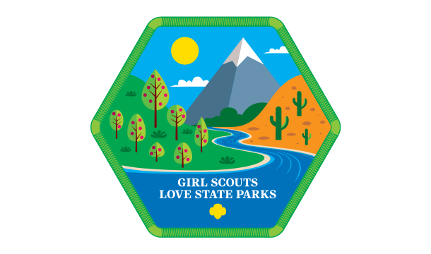 girl scouts love state parks patch