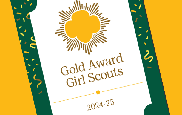 Gold Award Girl Scout Yearbook