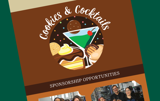 Become a Cookies & Cocktails event sponsor!